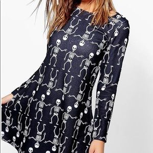 ⚫️BUY ONE GET ONE FREE! Skeleton skater dress NWOT